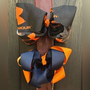 Sport Bows - Black & Orange / Navy & Orange